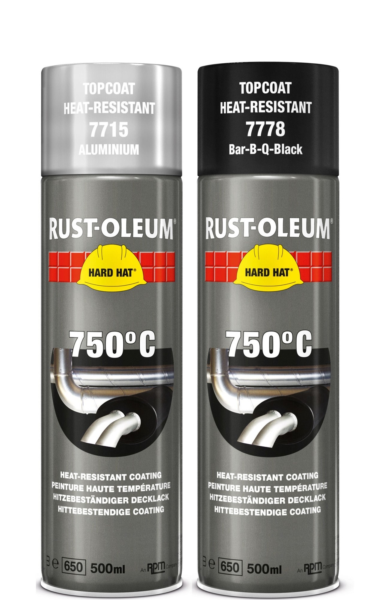 gevolg Muf Aantrekkelijk zijn aantrekkelijk Rust-Oleum Hittebestendige Verf in spuitbus 750°C - 500ml - Snelle Levering  - CROP