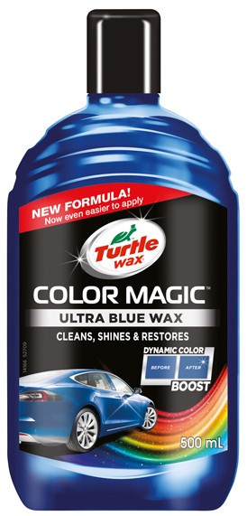 Waardeloos Wereldbol Onzeker Turtle Wax Color Magic Blauw - Ultra Blue - 500ml - CROP