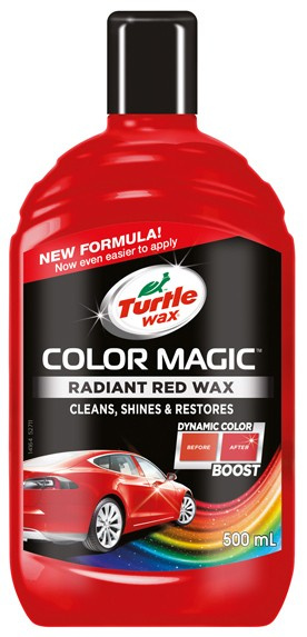 TURTLE WAX COLOR MAGIC RADIANT RED WAX 500ml - Turtlewax South Africa