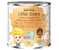 Rust-Oleum Little Stars Metallic Meubelverf en Speelgoedverf Pompoen 250ml