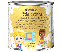 Rust-Oleum Little Stars Metallic Meubelverf en Speelgoedverf Gouden Kroon 250ml