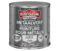 Rust-Oleum Metal Expert Direct Op Roest Metaal Verf Zijdeglans 250ml - RAL 9010