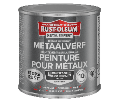 Rust-Oleum Metal Expert Direct Op Roest Metaal Verf Zijdeglans 250ml - RAL 7016