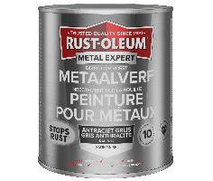 Rust-Oleum Metal Expert Direct Op Roest Metaal Verf Zijdeglans 750ml - RAL 7016