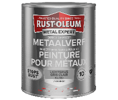 Rust-Oleum Metal Expert Direct Op Roest Metaal Verf Zijdeglans 750ml - RAL 7035