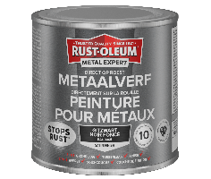 Rust-Oleum Metal Expert Direct Op Roest Metaal Verf Zijdeglans 250ml - RAL 9005