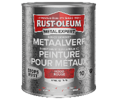 Rust-Oleum Metal Expert Direct Op Roest Hamerslag Verf Rood 750ml