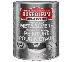 Rust-Oleum Metal Expert Direct Op Roest Hamerslag Verf Zwart 750ml