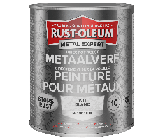 Rust-Oleum Metal Expert Direct Op Roest Hamerslag Verf Wit 750ml