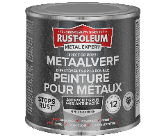 Rust-Oleum Metal Expert Direct Op Roest Structuurverf Antraciet 250ml