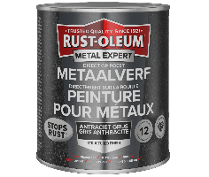 Rust-Oleum Metal Expert Direct Op Roest Structuurverf Antraciet 750ml