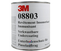 3M Body-Coat Brush - Verkwastbare Underbodycoating Zwart - Blik 1kg