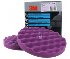 3M 33042 Perfect-It III 1-Staps Gewafelde Polijstschijf 150mm - Paars - 2 stuks