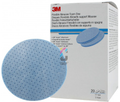 3M Hookit Foam Schuurschijven op flexibel schuim 75mm - 20 stuks