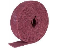 Toison abrasive rouge AVFN Scotch-Brite de 3M - rouleau 10m