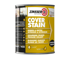 Zinsser Coverstain Zwart 1 liter