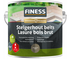 FINESS Steigerhoutbeits Antraciet 2,5 liter