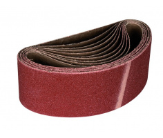 MIRKA HIOLIT X Sanding Belt - 75x620mm, Brown, 10 pieces