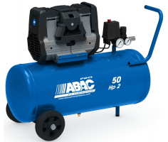 ABAC MONTECARLO OS20P Stille Compressor Olievrij 50 liter - 9 bar