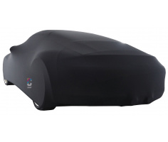 Car-Cover Stretch Autohoes - Zwart Satijn