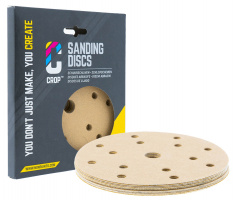 CROP Gold Sanding Disc 150mm grit 80 - 10 pieces