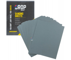 CROP Sandpaper grit 80 - 230x280mm - 50 pieces