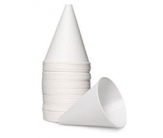 EURO-LINE Hard Paper Disposable Funnels -  296ml, 250 pieces