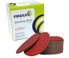 FINIXA SPDS Schuurschijven RED 150mm zonder gaten - Velcro