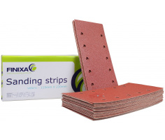 FINFINIXA Sanding Sheets with 10 Holes - 115x230mm, 100 pieces