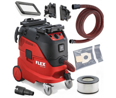 FLEX VCE 44 H AC Safety Vacuum Cleaner 1400 Watt with 42 litre container and automatic filter cleaning system Dust Class H