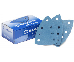 HAMACH TACKUP Delta Sanding Paper with 7 Holes - 50 pieces