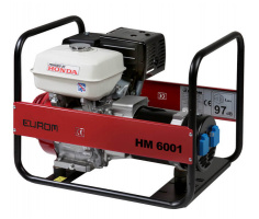 EUROM HM6001 Honda Generator 6,3 kW - 4600 Watt