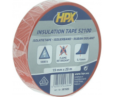 HPX 52100 VDE Isolatietape ROOD 19mm x 20 meter