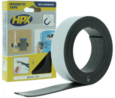 HPX Magneetband 25mm x 2 meter - Zelfklevend