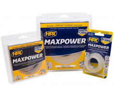 MAX-POWER Dubbelzijdig Tape 19mm x 2 meter - Transparant