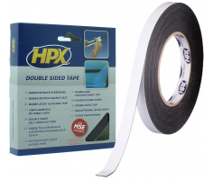 HPX Double Sided Foam Tape BLACK 12mm - 10 meter