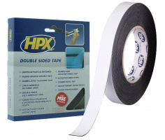 HPX Dubbelzijdig Foam Tape ZWART 19mm - 10 meter