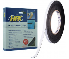 HPX Dubbelzijdig Foam Tape ZWART 9mm - 10 meter