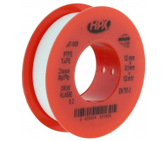 HPX PTFE Teflon Tape GAS 12mm - 12 meter