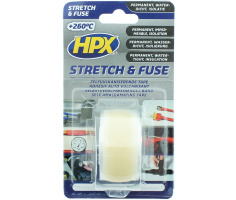 HPX Stretch & Fuse Isolatietape TRANSPARANT 25mm x 3 meter