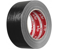 Kip 3824 Duct Tape Zwart 50mm - 50 meter