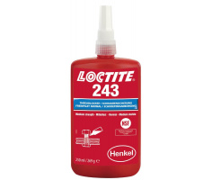 LOCTITE 243 Schroefdraadborgmiddel Blauw 250ml - Medium sterkte