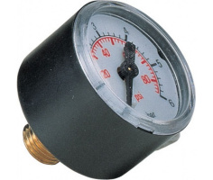 Manometer Analoog Ø 40 mm 0-6 Bar met achteraansluiting 1/4" 