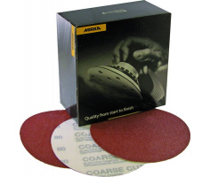 MIRKA Coarse Cut Sanding Discs without Holes - 150mm, 50 pieces