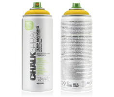 Bombe de peinture à la craie - JAUNE Montana CHALK 400ml