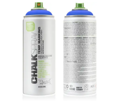 Bombe de peinture à la craie - BLEU Montana CHALK 400ml