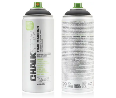 Bombe de peinture à la craie - NOIR Montana CHALK 400ml