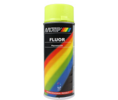 MoTip Fluorescerende NEON Fluor Geel daglichtlak in Spuitbus 400ml