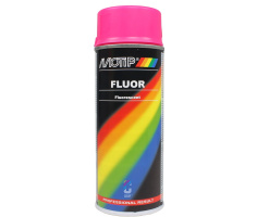 MoTip Fluorescerende NEON Fluor Roze daglichtlak in Spuitbus 400ml