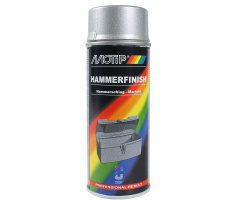 MoTip Hammerfinish Spray Paint 400ml - SILVER